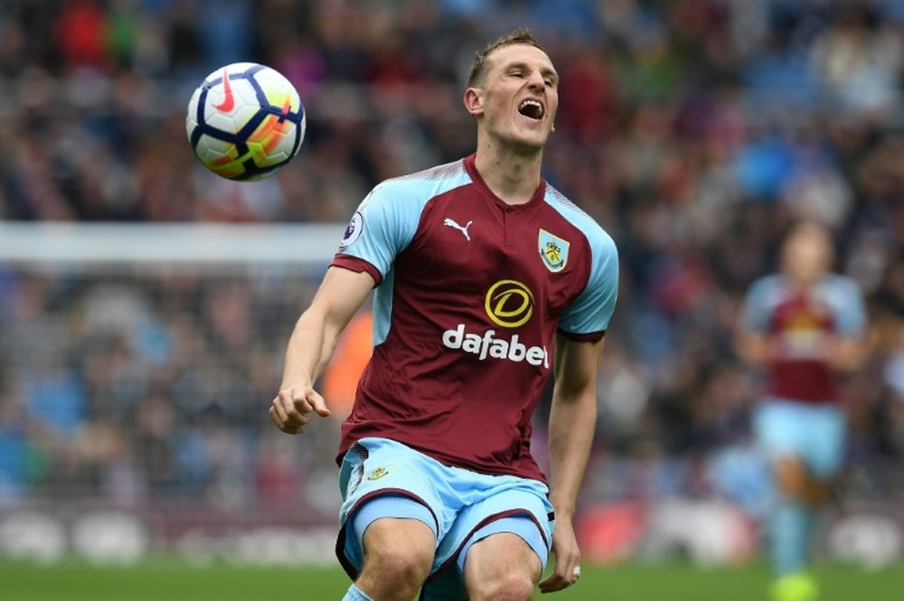 Chris Wood converted twice from the penalty spot against Burnley. AFP