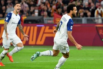La Lazio venció a la Roma por 0-1. AFP