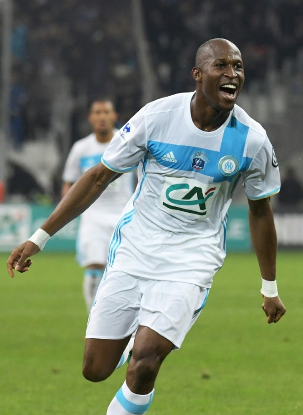 Fanni anotó el primer gol del Olympique de Marsella ante el de Lyon. AFP