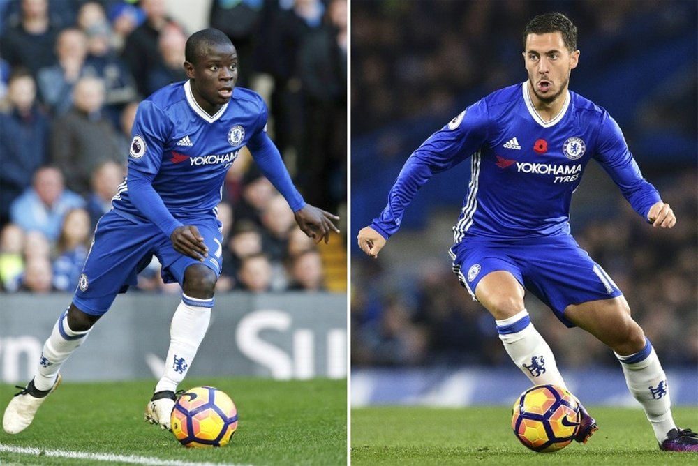 Kante and Hazard included in shortlist for PFA award.