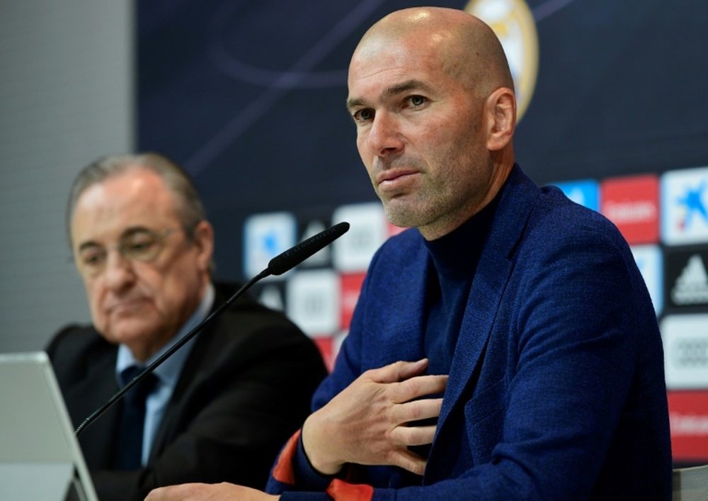 Zidane anunció que abandona el Real Madrid. AFP
