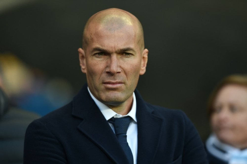 El entrenador del Real Madrid, el francés, Zinedine Zidane. EFE