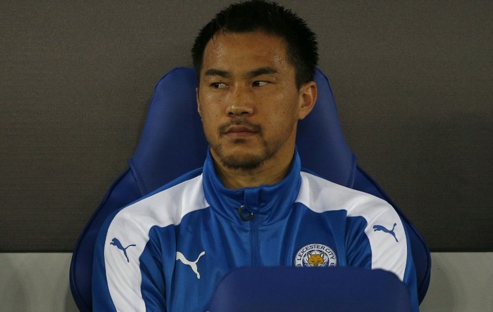 Leicester Citys striker Shinji Okazaki, pictured in September 2016, is preferred to Jamie Vardy by manager Claudio Ranieri