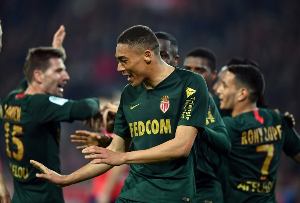 El Mónaco venció en casa del Lille. AFP