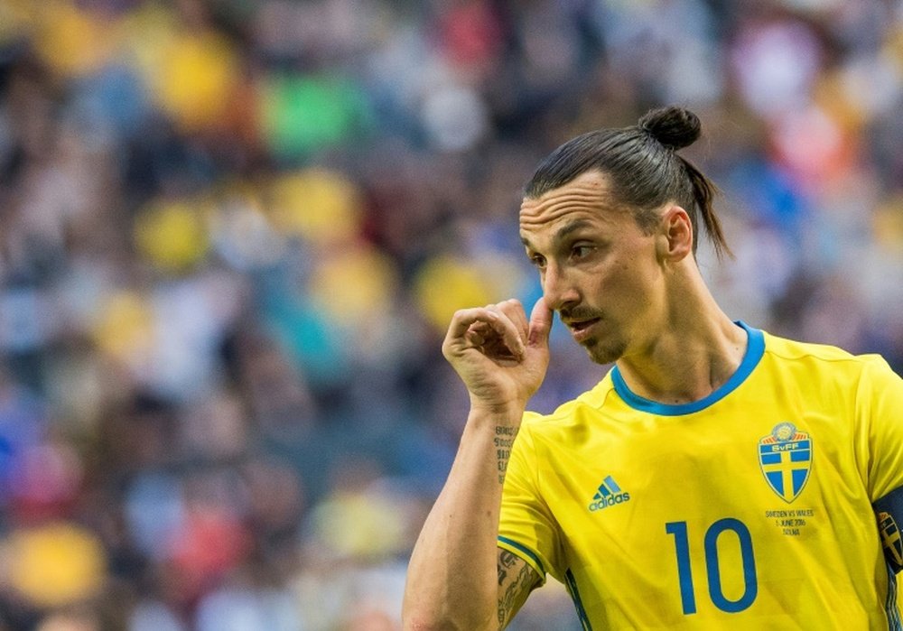 Ibrahimovic se retiró de la Selección en 2016. AFP