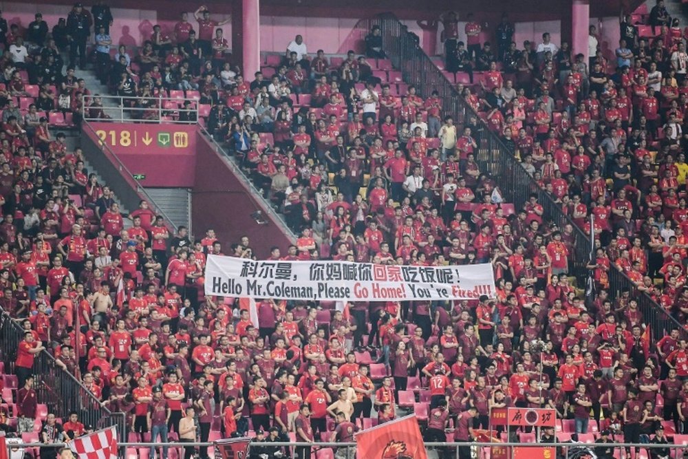 La Chine réfléchit déjà à une date de reprise du championnat. AFP