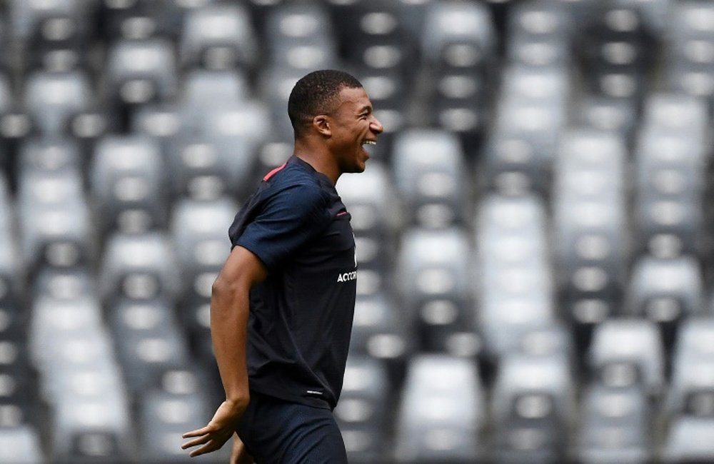 Mbappé is out again. AFP