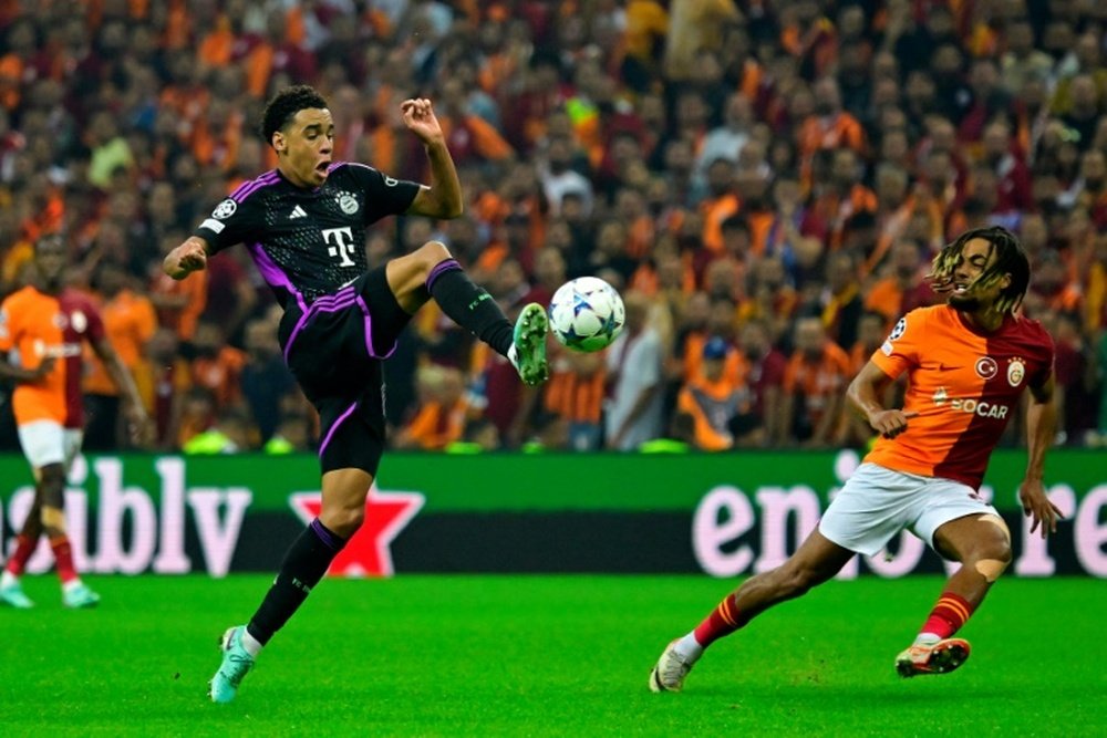 El Bayern venció por 1-3 al Galatasaray. AFP