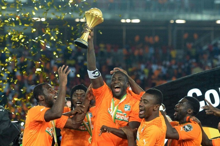 Ivory Coast won Africa Cup of Nations in 2015. AFP