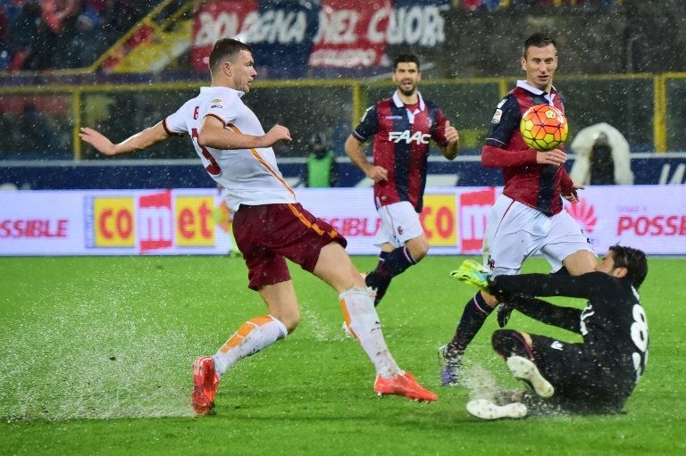 La Roma quiere otra victoria ante el Bologna. AFP