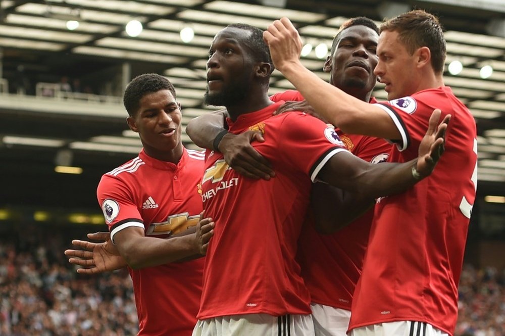 United have had an impressive start to the Premier League season. AFP