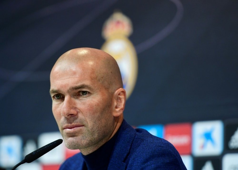 Zidane reconoció dar el paso atrás por el bien del Madrid. AFP