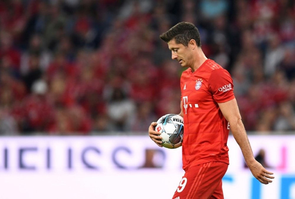 La falta de puntería condenó al Bayern ante el Hertha. AFP