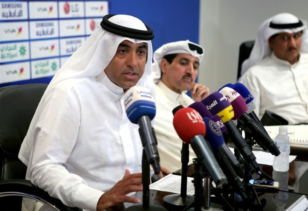 Fawaz al-Hassawi has resigned as head of Kuwait's temporary football association, AFP