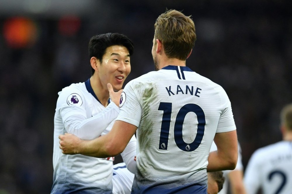 Harry Kane could return from injury against Burnley. AFP