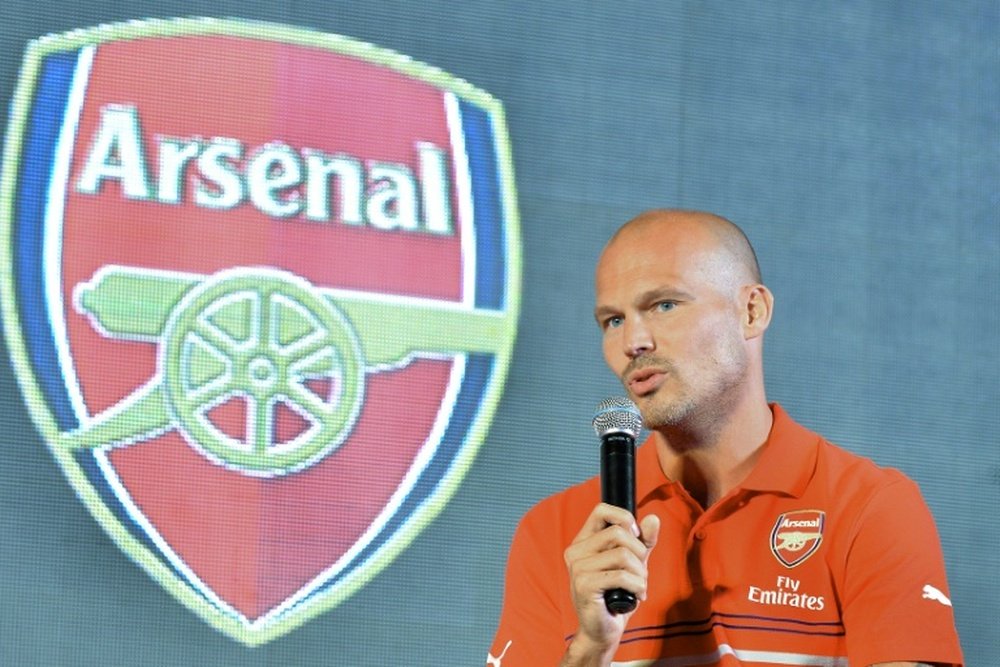 Ljungberg has returned to Arsenal as a coach. AFP