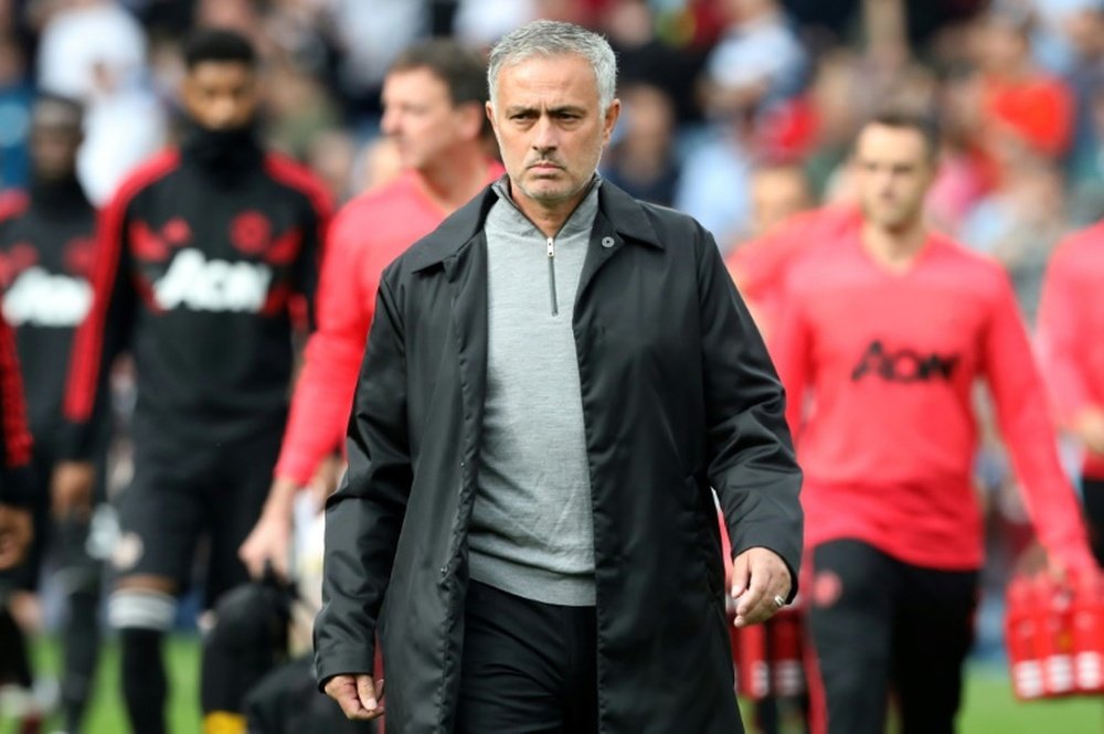 Mourinho has had a difficult start to the season. AFP