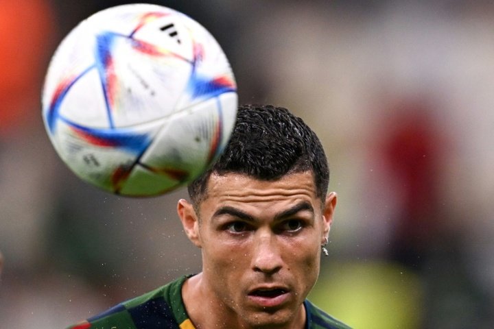 Ronaldo absent de l'entraînement du Portugal. afp
