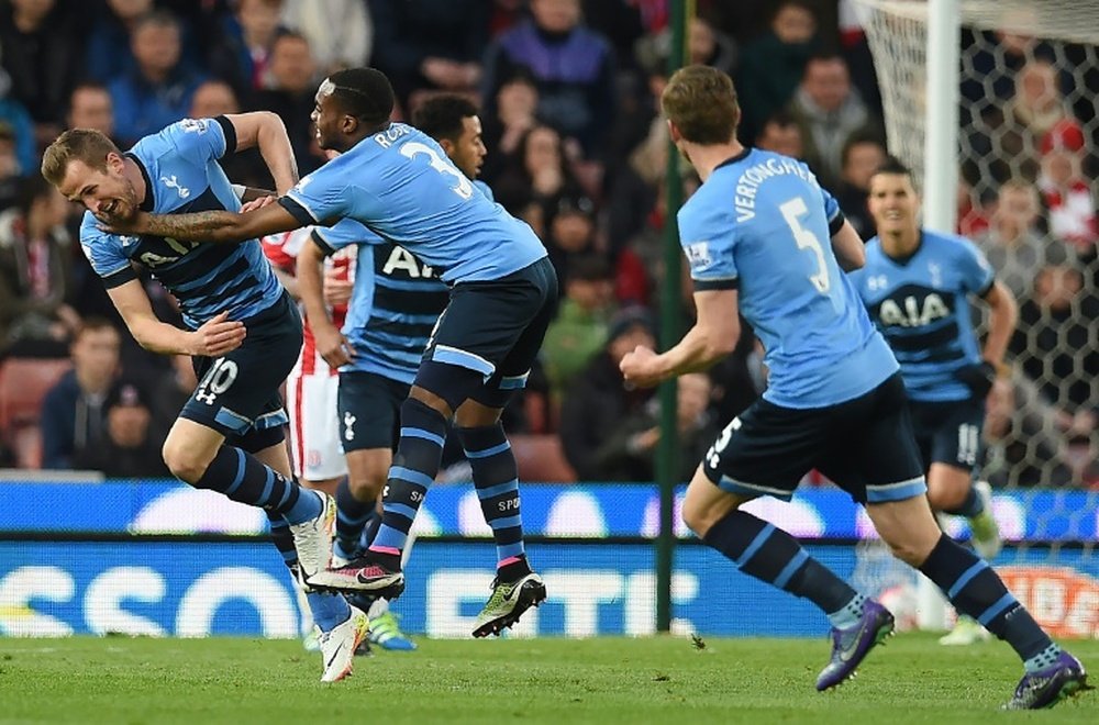 Tottenham Hotspurs 4-0 win at Stoke City saw them close the gap at the top of the table to five points