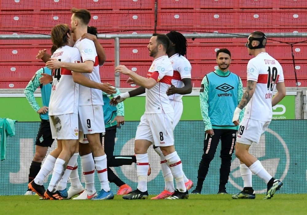 El Stuttgart ganó. AFP