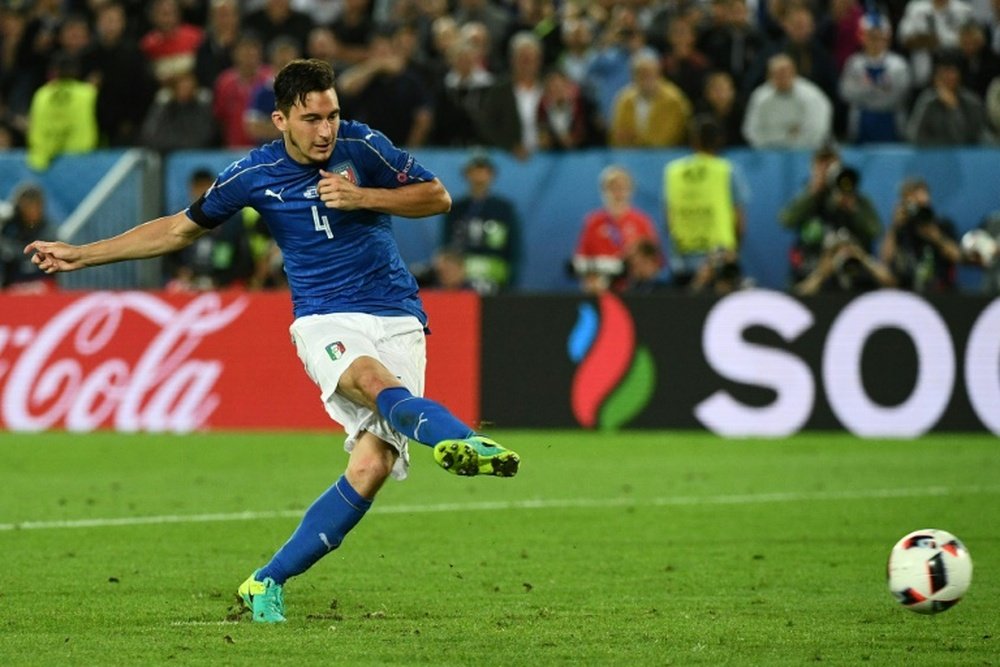 Darmian missed the final spot-kick during the Euro 2016 quarter-final penalty shoot-out. AFP