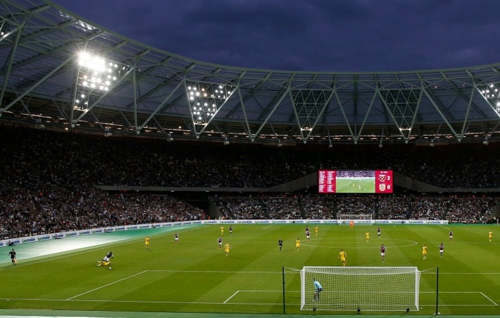 West Ham's stadium has had very a controversial financial past. AFP