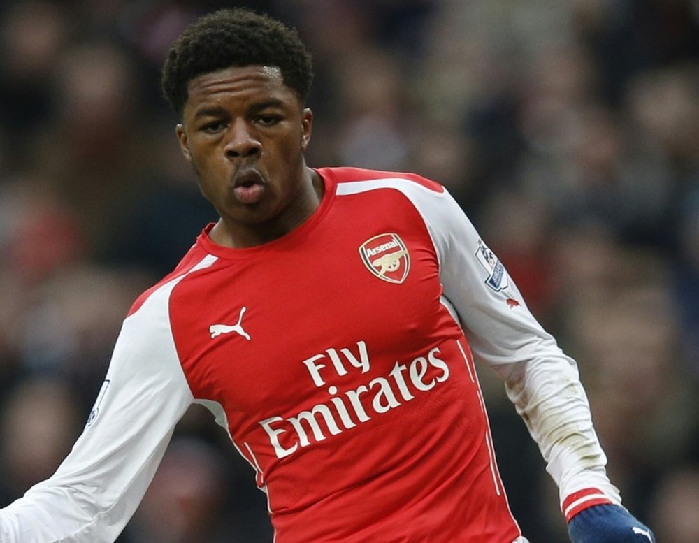 Hull City made a flying start to their bid for a quick return to the Premier League as on-loan Arsenal youngster Chuba Akpom, pictured on February 1, 2015, sealed a 2-0 win over Huddersfield