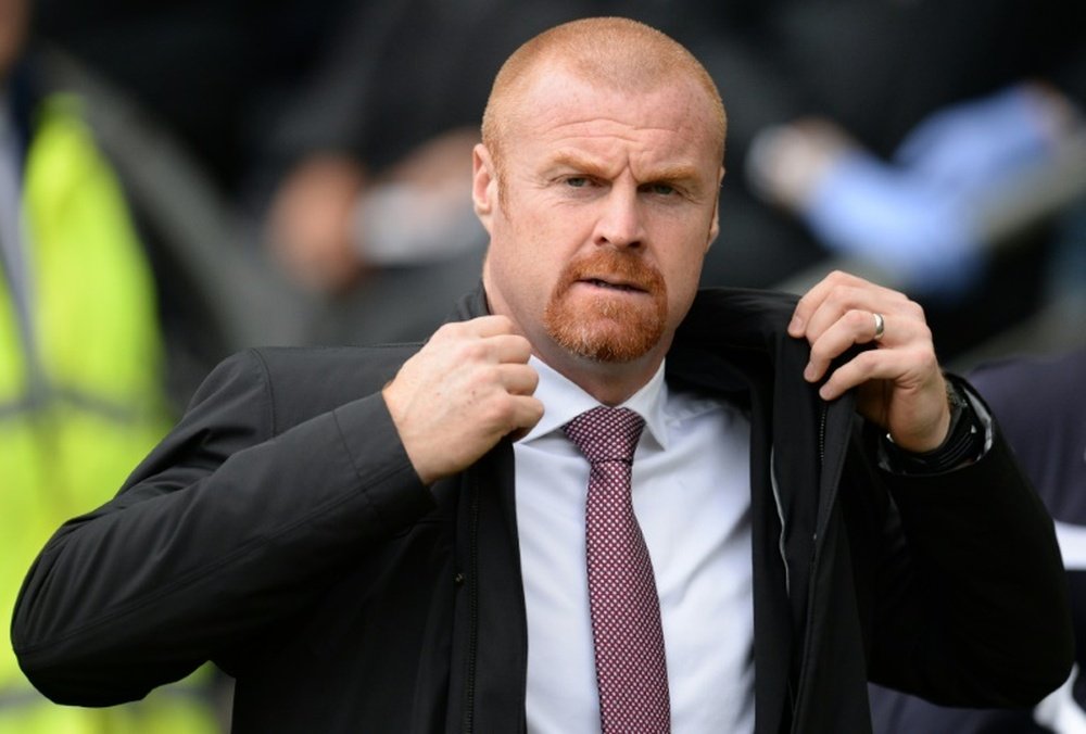 Dyche's side ran out comfortable winners at Turf Moor. AFP