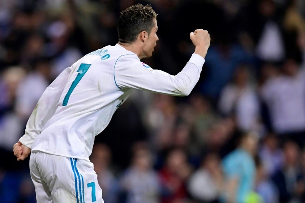 Ronaldo's goal grabbed a point against Bilbao. AFP