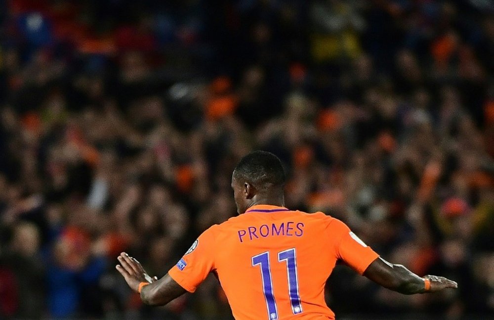 Promes ha sido el autor de uno de los goles de Holanda en su victoria ante Marruecos. AFP/Archivo