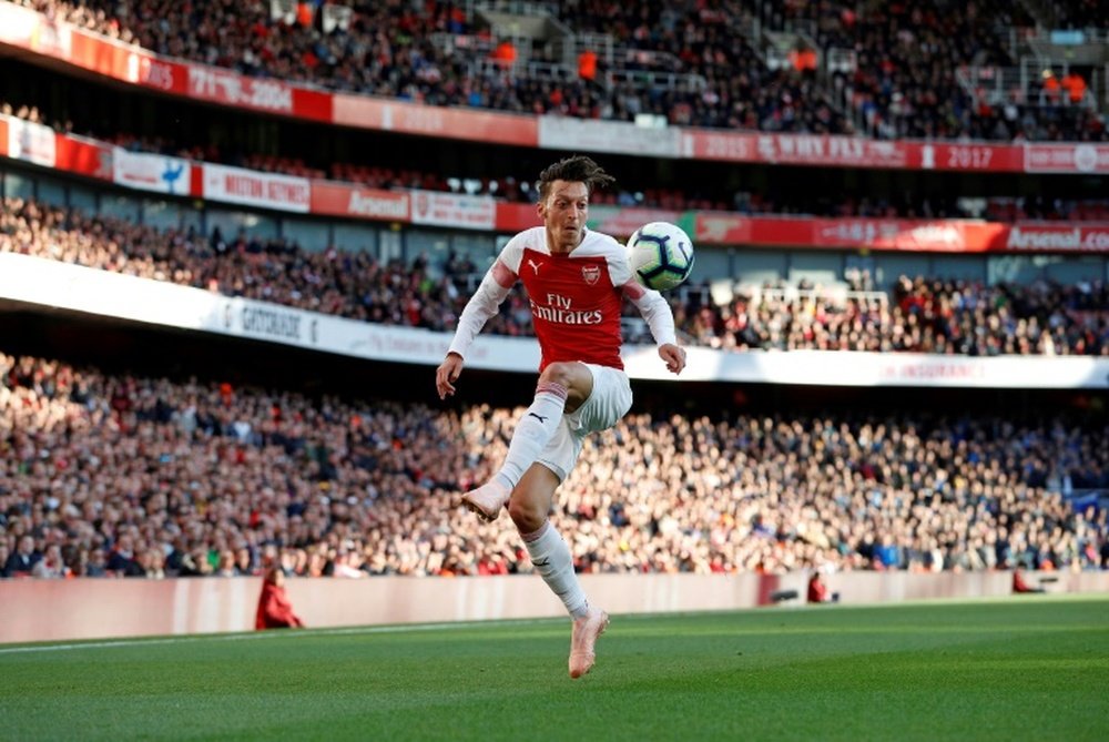 Özil pone punto y final a su aventura en el Arsenal. AFP