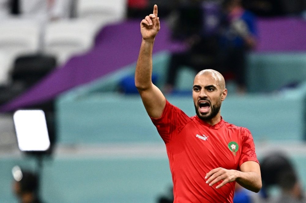 Amarabat excelled for Morocco in the Qatar WC. AFP