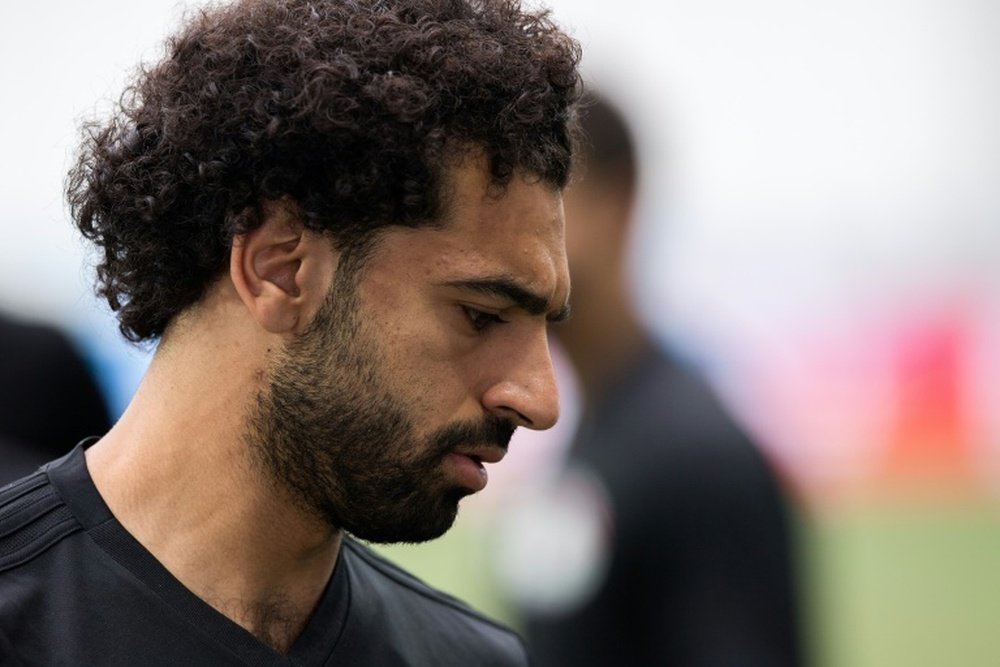 Salah has given an apology to Egypt's fans. AFP