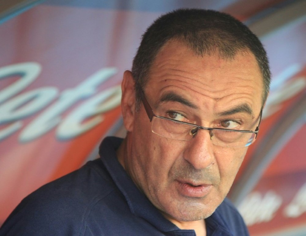 Chelsea are keen on making Sarri their next manager. AFP
