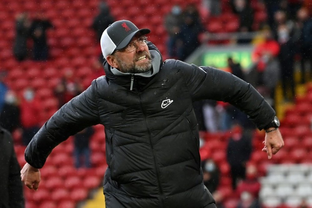 Jürgen Klopp réagit à la signature de Konaté. AFP