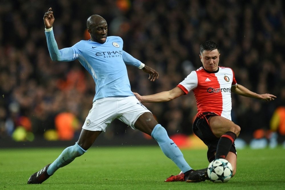 Mangala looks set to join 'the Toffees' on loan. AFP