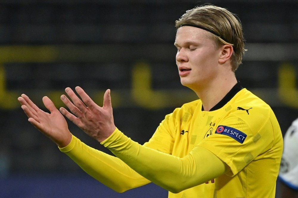 Matthäus se queda sin palabras para definir el talento de Haaland. AFP