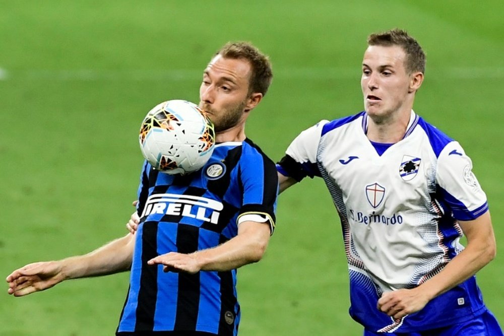 Eriksen può dire addio all'Inter. AFP