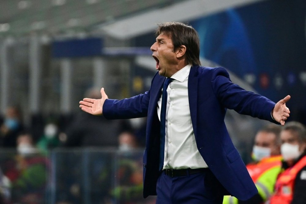 Antonio Conte's Inter Milan could have issues in midfield. AFP