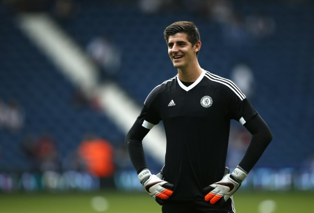 Courtois is on his way out. AFP
