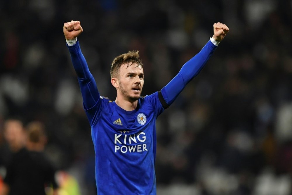 Maddison is about to sign a new contract at Leicester. AFP