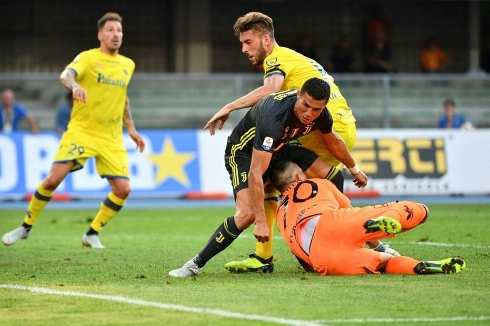 Trois points de pénalité pour le Chievo. AFP
