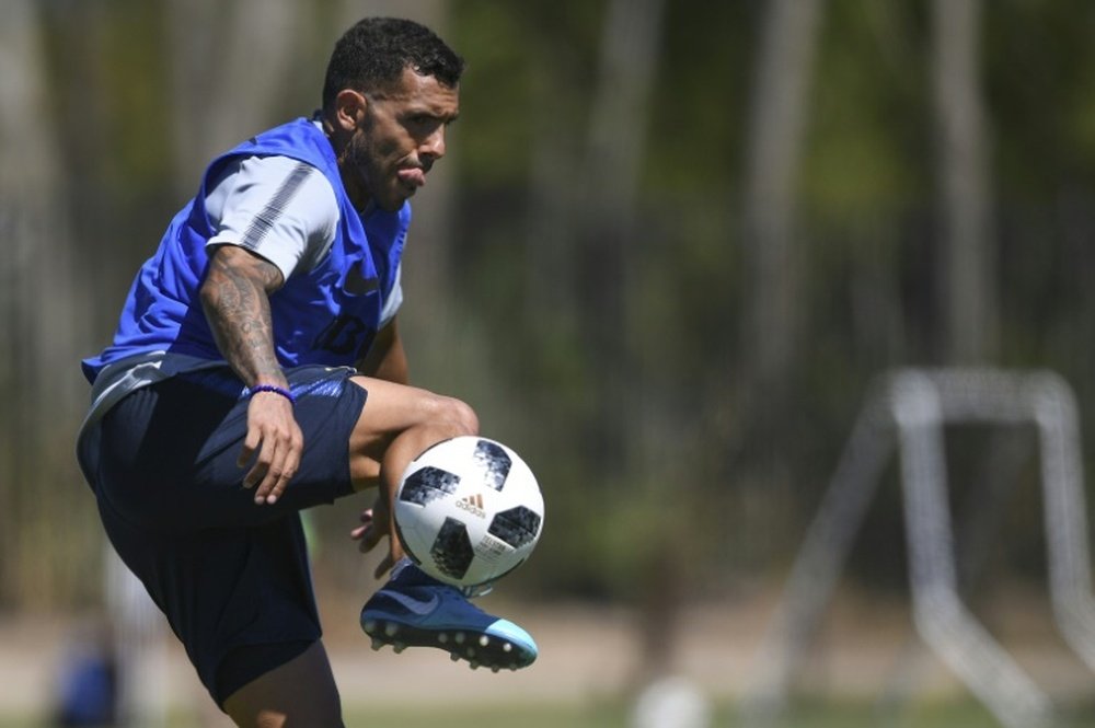Tevez hoping for World Cup place. AFP
