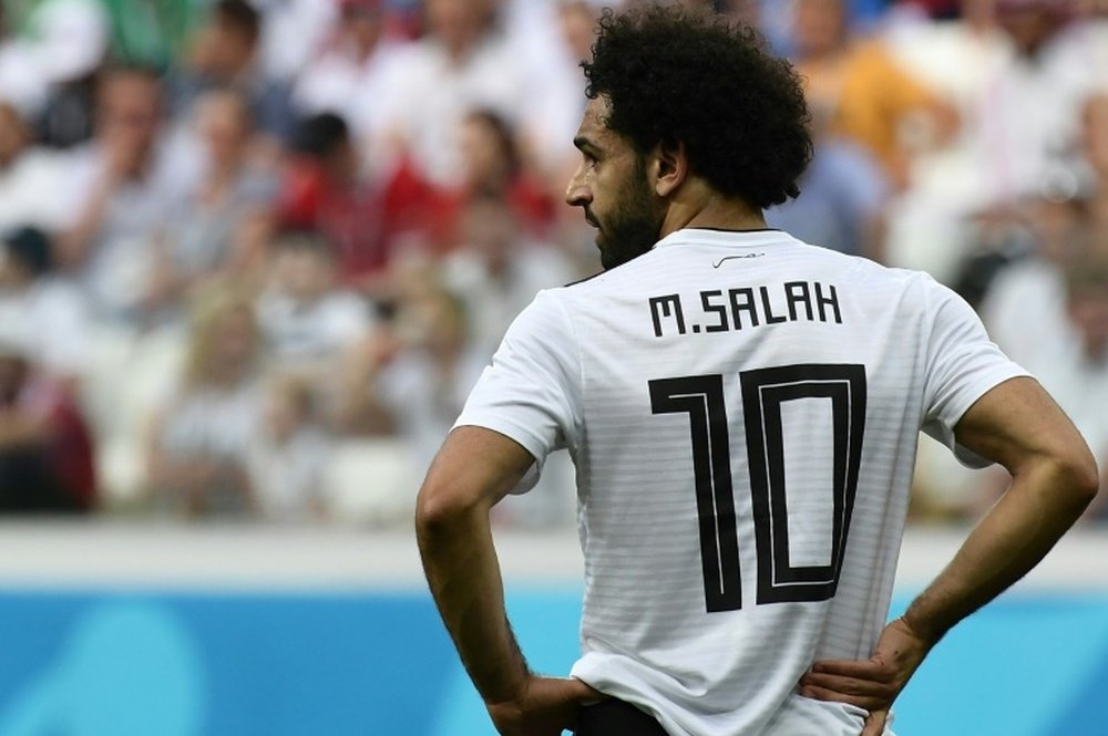 Salah struggled at the World Cup in Russia. APF