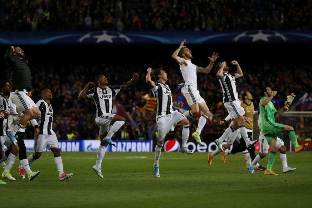 La Juventus se midió cuatro veces con el Mónaco y siempre pasó de ronda. AFP