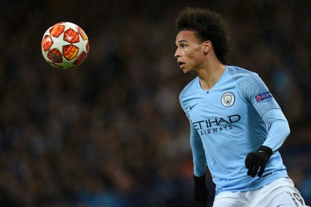 Leroy Sané podría cambiar la Premier por la Bundesliga. AFP