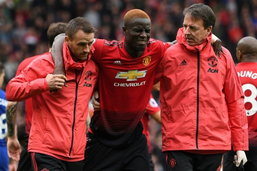 Bailly a repris l'entrainement avec Manchester United. AFP