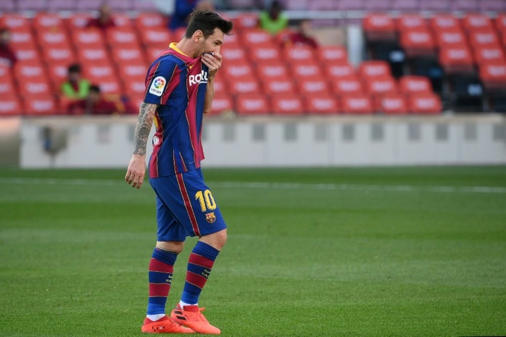 Messi doit décider de son futur, pas le Barça. AFP