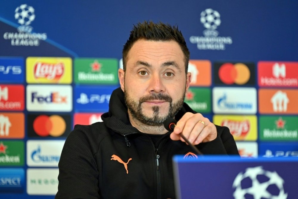 Roberto De Zerbi nouvel entraîneur de Brighton. afp