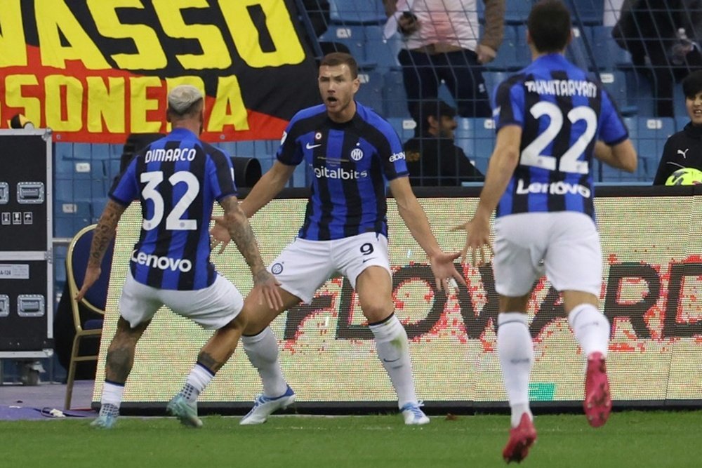 Dzeko's contract with Inter expires in June 2023. AFP